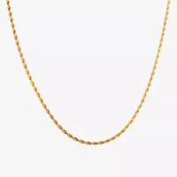 Shaquille O'Neal XLG Mens Stainless Steel 24 Inch Rope Chain Necklace