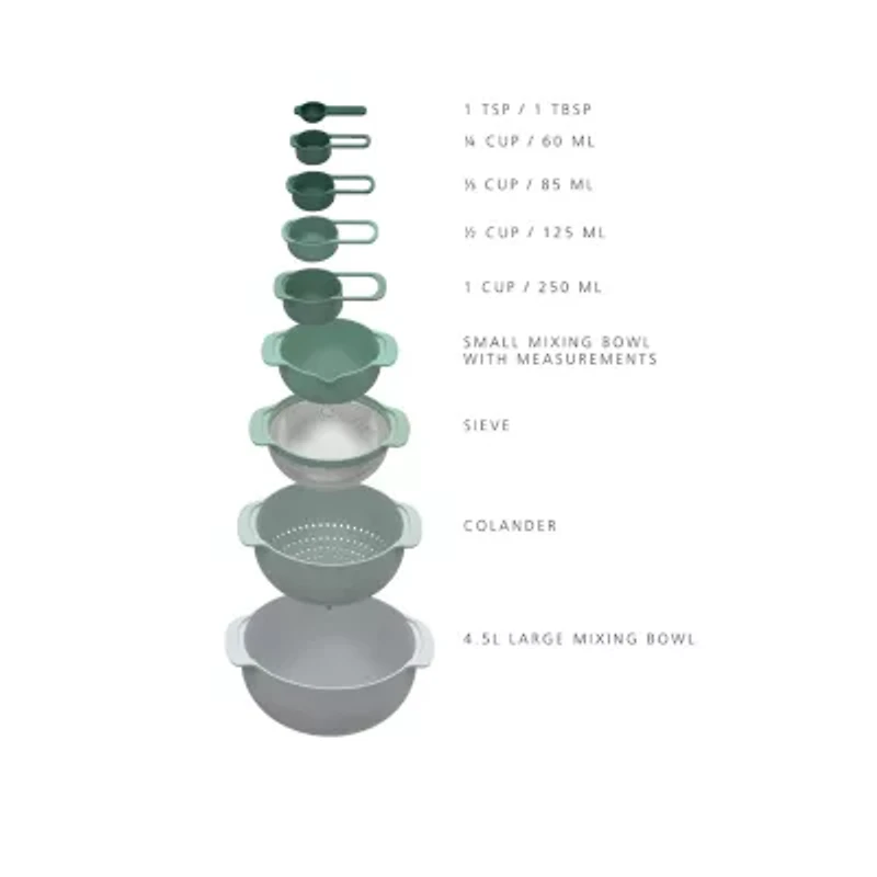 Joseph Joseph Nest Plus Food Set - Editions 9-pc. Prep Bowl