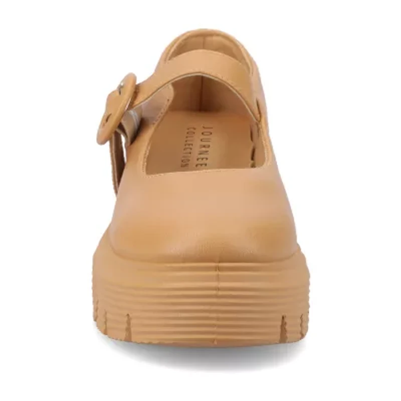 Journee Collection Zarynn Womens Round Closed Toe Mary Jane Shoes