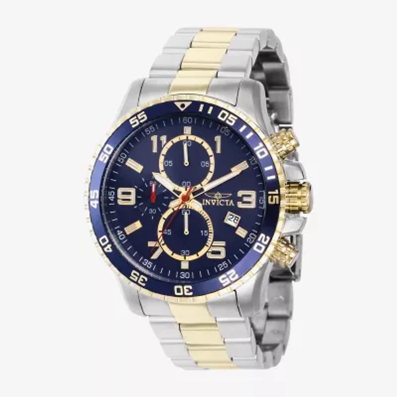 Invicta Mens Two Tone Stainless Steel Bracelet Watch 36984