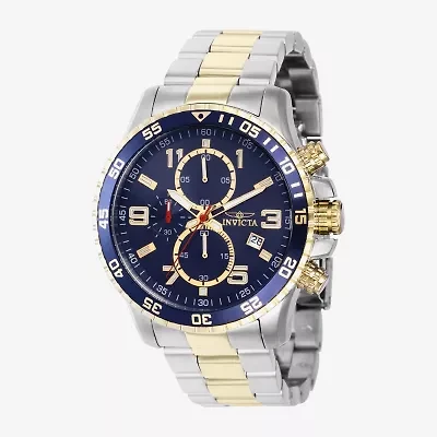 Invicta Mens Two Tone Stainless Steel Bracelet Watch 36984