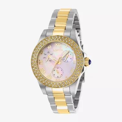 Invicta Womens Gold Tone Stainless Steel Bracelet Watch 28480