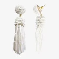 Bijoux Bar Gold Tone Womens Drop Earrings