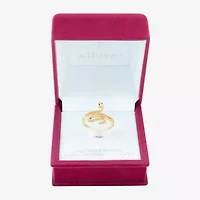 Sparkle Allure Snake Wrap Womens Cubic Zirconia 14K Gold Over Brass Bypass  Cocktail Ring