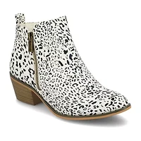 Journee Collection Womens Rebel Booties Block Heel
