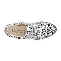 Journee Collection Womens Rebel Booties Block Heel