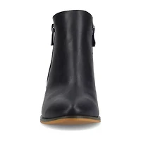 Journee Collection Womens Rebel Booties Block Heel