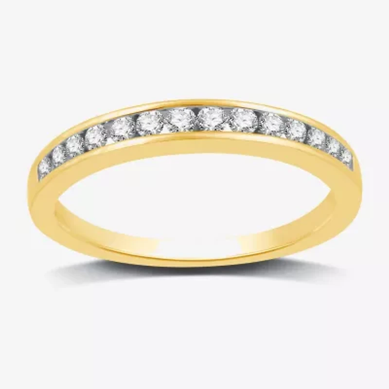 1/4 CT. T.W. Lab-Grown Diamond Wedding Band 10K or 14K Gold