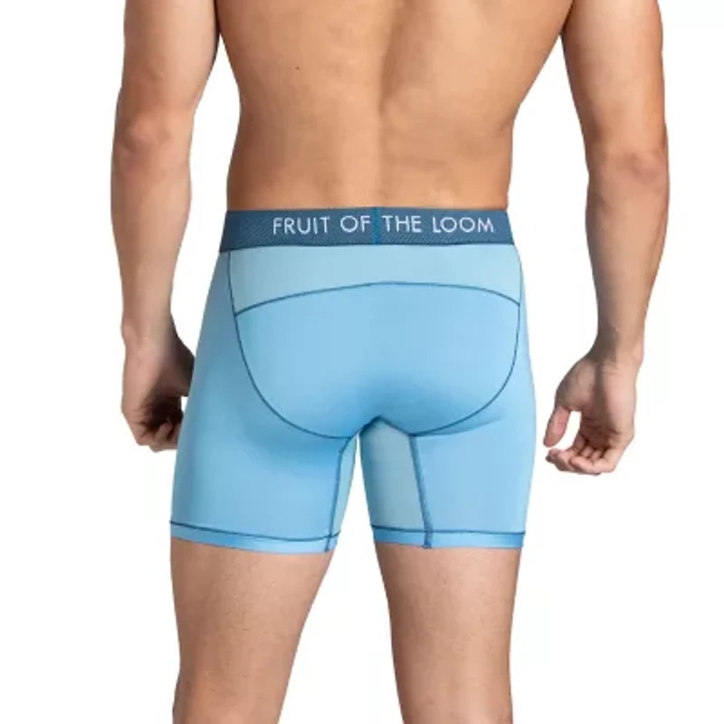 Fruit of the Loom Getaway Mens 3 Pack Boxer Briefs 3gjbbc1