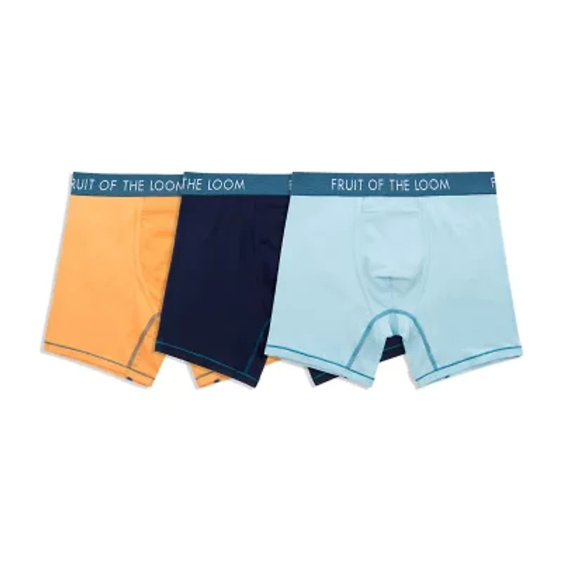 Fruit of the Loom Getaway Mens 3 Pack Boxer Briefs 3gjbbc1