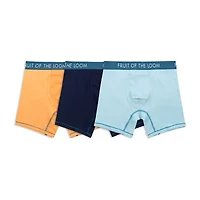 Fruit of the Loom Getaway Mens 3 Pack Boxer Briefs 3gjbbc1