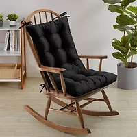 Sweet Home Collection™ Rocking Chair Cushion 2 Piece Tufted Non Slip Set of Upper and Lower Cushions