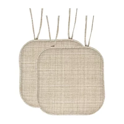 Sweet Home Collection™ Aria Memory Foam Non-Slip Chair Cushion with Ties