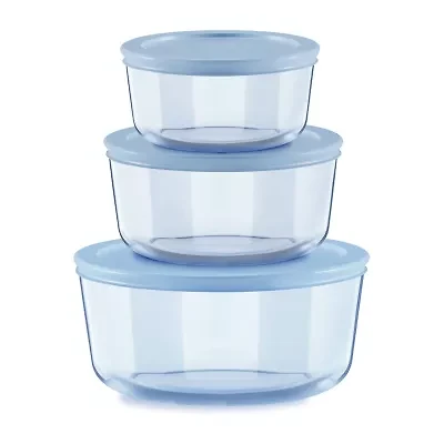 Pyrex Simply Store 6-pc. Glass Food Storage