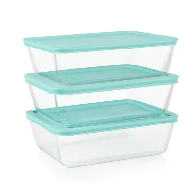 Pyrex Simply Store 6-pc. Glass Food Storage