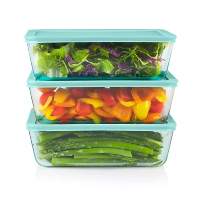 Pyrex Simply Store 6-pc. Glass Food Storage