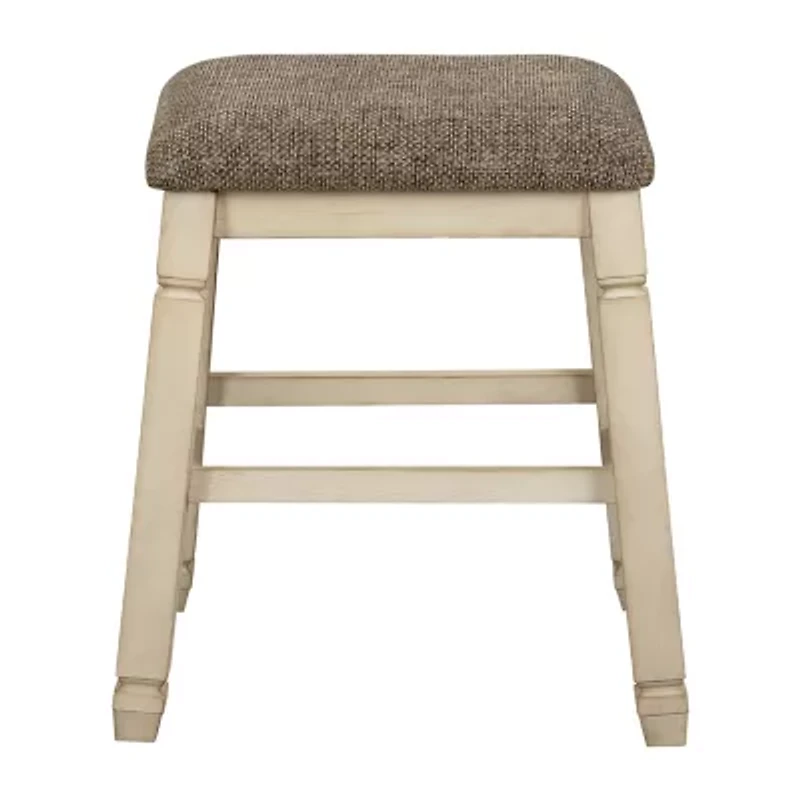 Signature Design by Ashley® Valdine Collection 2-pc. Counter Height Upholstered Bar Stool