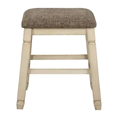 Signature Design by Ashley® Valdine Collection 2-pc. Counter Height Upholstered Bar Stool