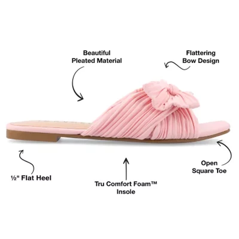 Journee Collection Womens Serlina Slide Sandals