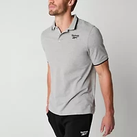 Reebok Identity Mens Athletic Fit Short Sleeve Polo Shirt