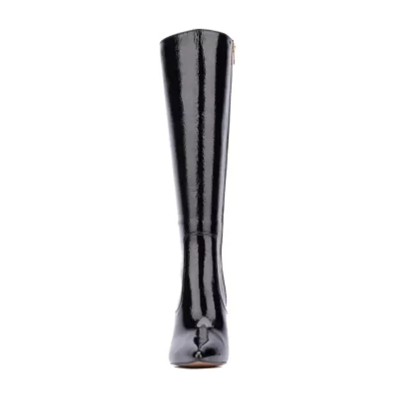New York & Company Womens Krystelle Stiletto Heel Over the Knee Boots