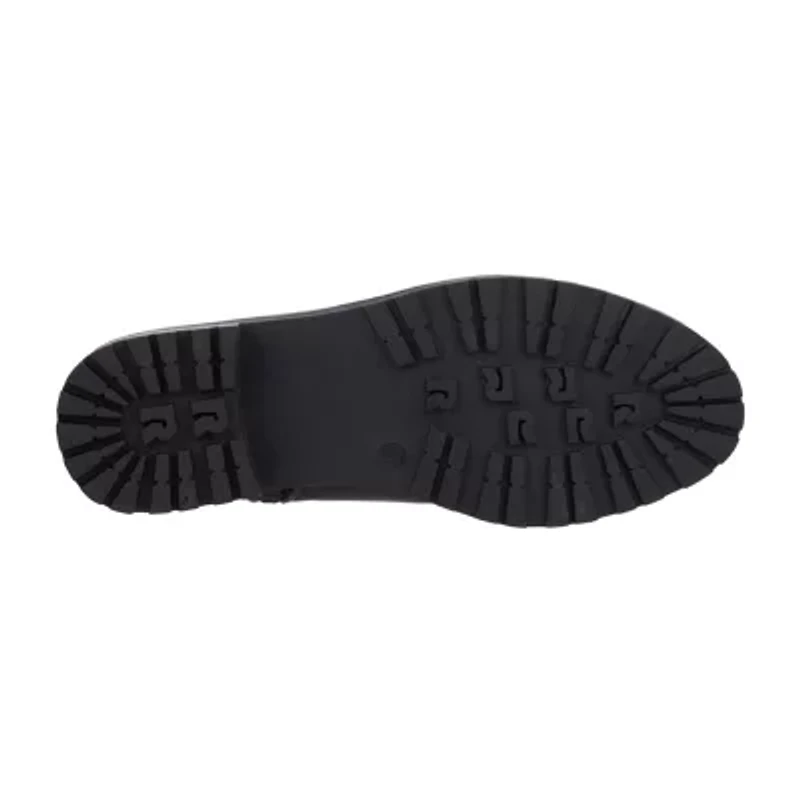 New York & Company Womens Cruz Flat Heel Combat Boots