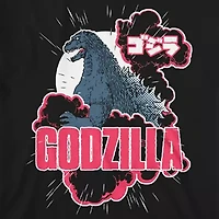 Little & Big Kid Boys Crew Neck Short Sleeve Regular Fit Godzilla Graphic T-Shirt
