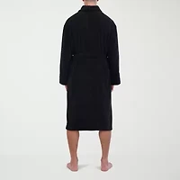 Hanes Soft Touch Mens Fleece Long Sleeve Knee Length Robe