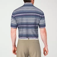 PGA TOUR Mens Regular Fit Short Sleeve Polo Shirt