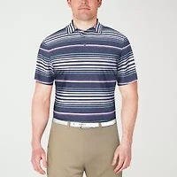PGA TOUR Mens Regular Fit Short Sleeve Polo Shirt