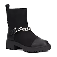 New York & Company Womens Jada Flat Heel Booties