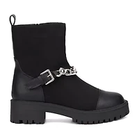 New York & Company Womens Jada Flat Heel Booties