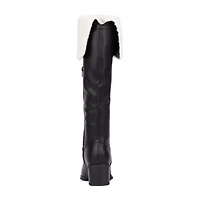 New York & Company Womens Devi Block Heel Over the Knee Boots