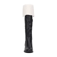 New York & Company Womens Devi Block Heel Over the Knee Boots