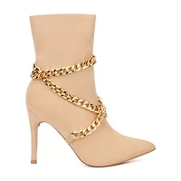 New York & Company Womens Noriie Stiletto Heel Dress Boots