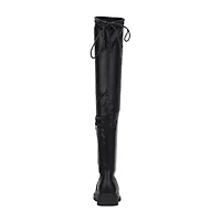 New York & Company Womens Ulla Flat Heel Over the Knee Boots