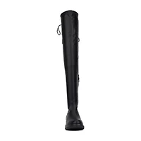 New York & Company Womens Ulla Flat Heel Over the Knee Boots