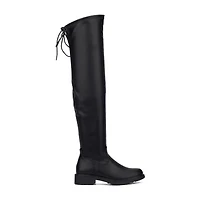 New York & Company Womens Ulla Flat Heel Over the Knee Boots