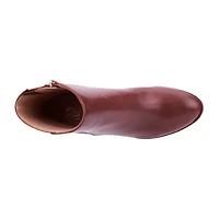 New York & Company Womens Jadyn Stacked Heel Booties