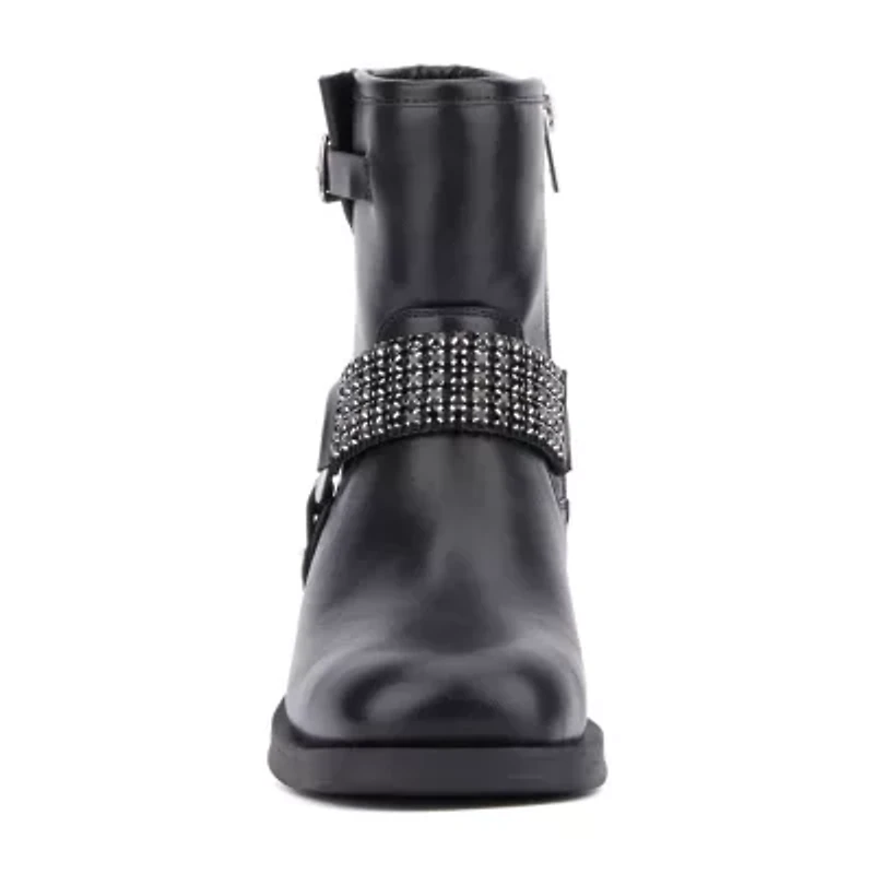 New York & Company Womens Carson Flat Heel Booties