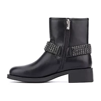 New York & Company Womens Carson Flat Heel Booties