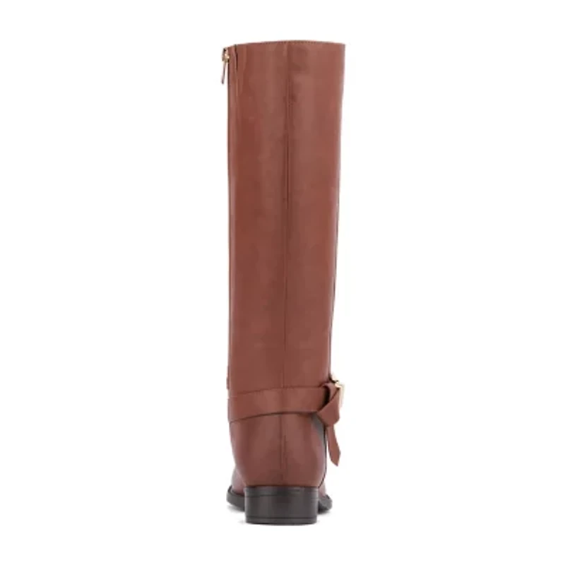 New York & Company Womens Eleanor Block Heel Riding Boots