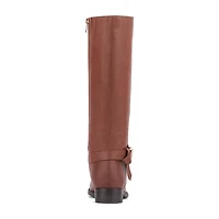 New York & Company Womens Eleanor Block Heel Riding Boots