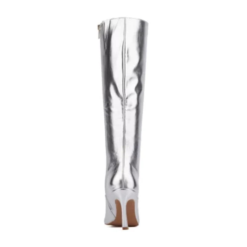 New York & Company Womens Krystelle Stiletto Heel Dress Boots