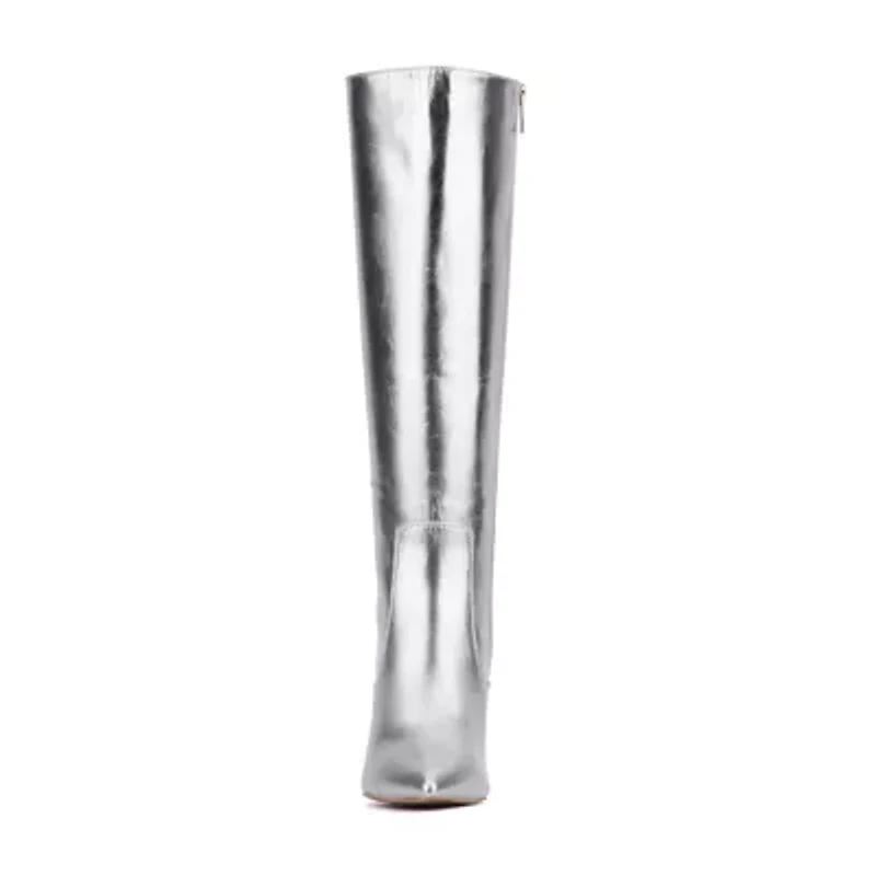 New York & Company Womens Krystelle Stiletto Heel Dress Boots