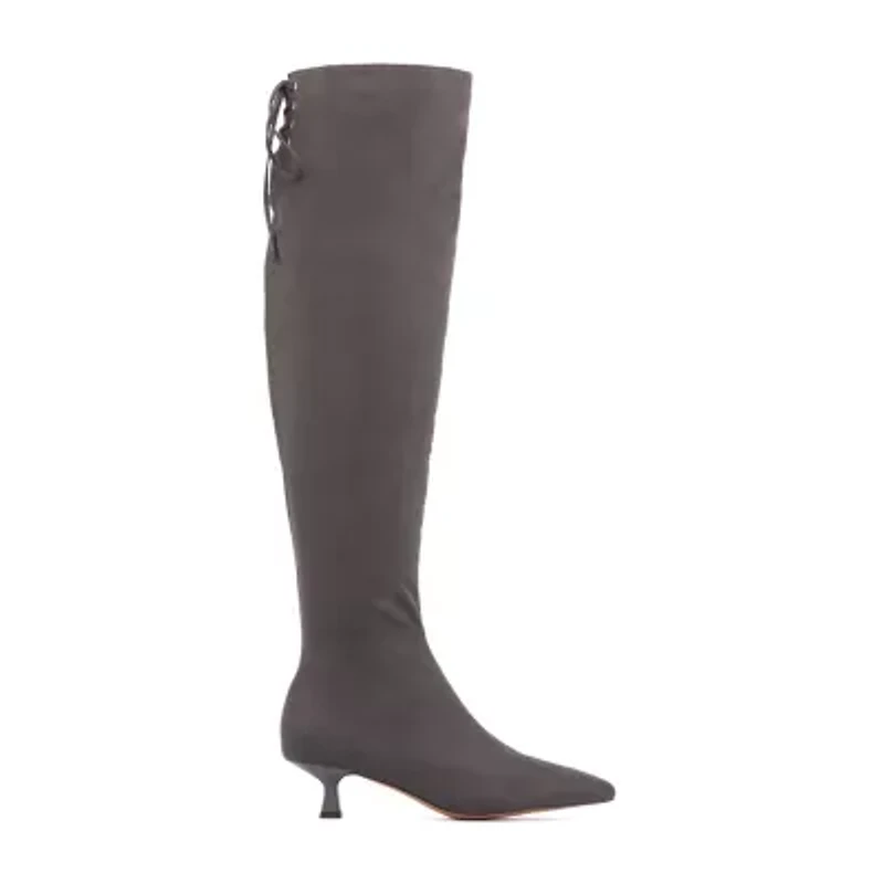 New York & Company Womens Vanellope Kitten Heel Dress Boots
