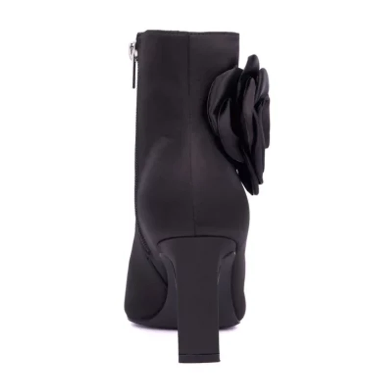 New York & Company Womens Mckenna Block Heel Dress Boots