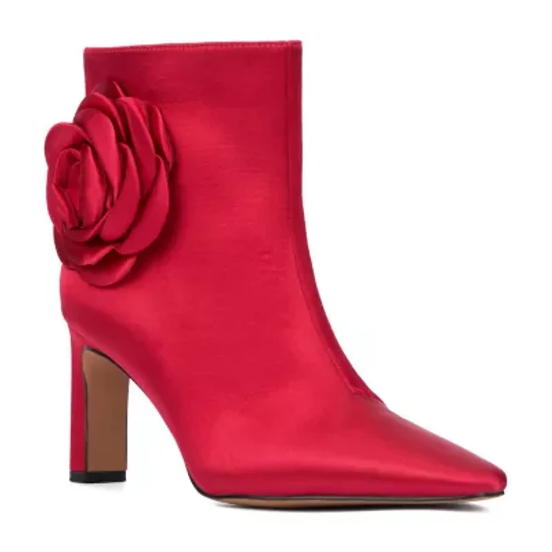 New York & Company Womens Mckenna Block Heel Dress Boots