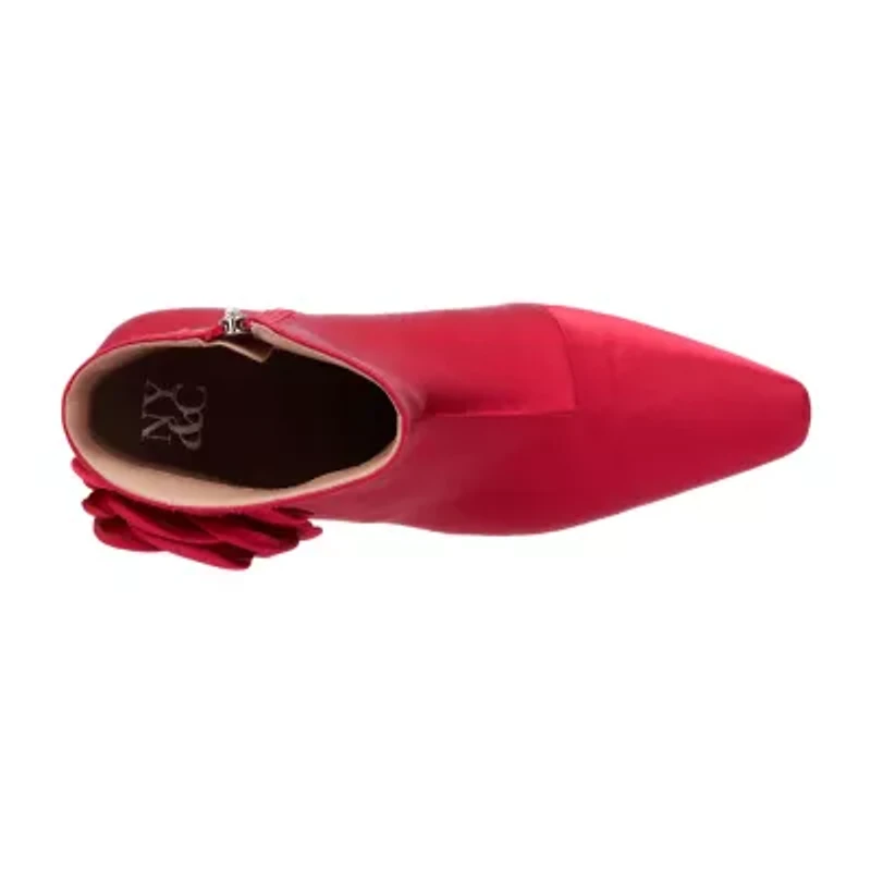 New York & Company Womens Mckenna Block Heel Dress Boots