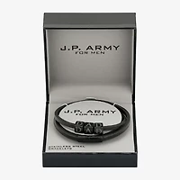 J.P. Army Dad Mens 2-pc. Stainless Steel Bracelet Set
